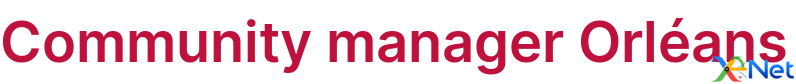 Community manager Orléans